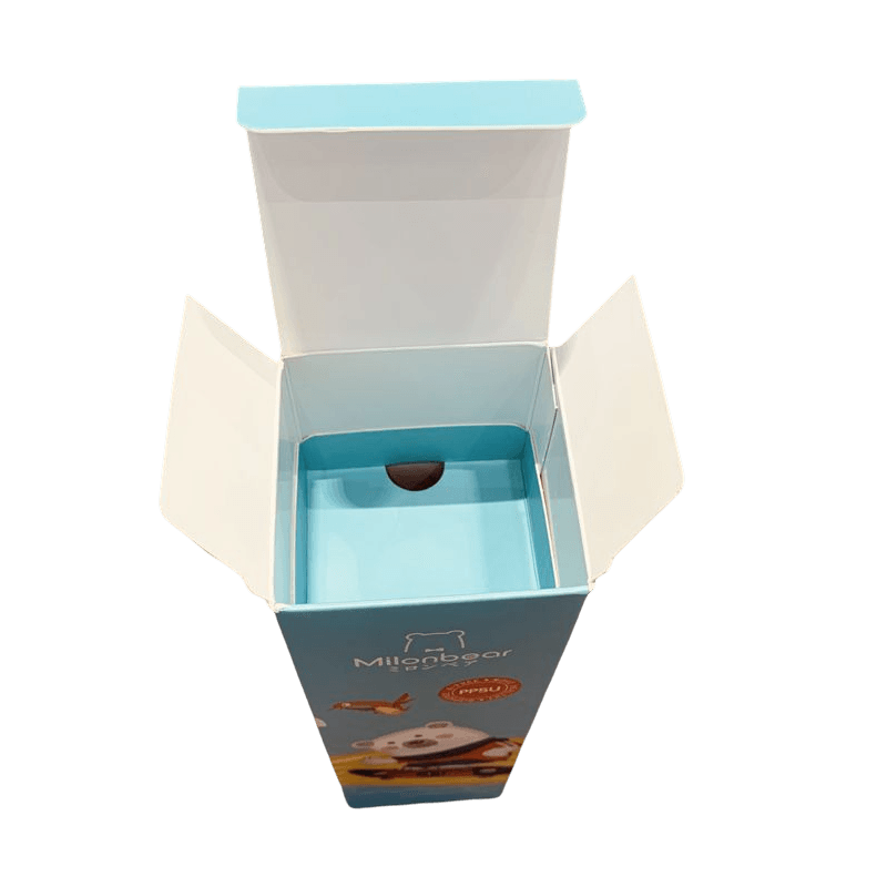 Diseño Personalizado Botella de Aceite Esencial de Papel Cosmético Caja de Embalaje Vaso de Cristal Cajas de Papel