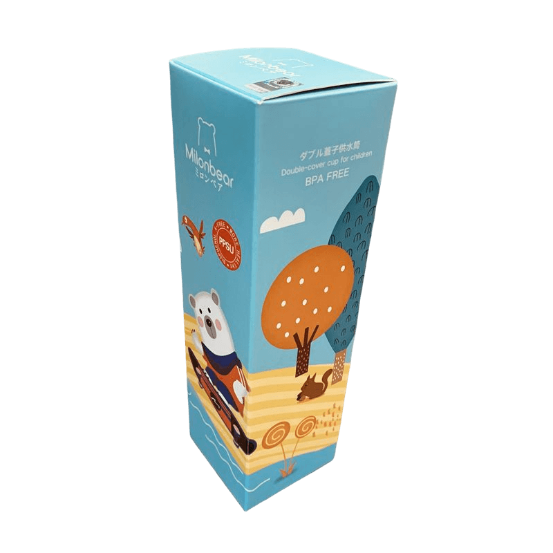 Diseño Personalizado Botella de Aceite Esencial de Papel Cosmético Caja de Embalaje Vaso de Cristal Cajas de Papel