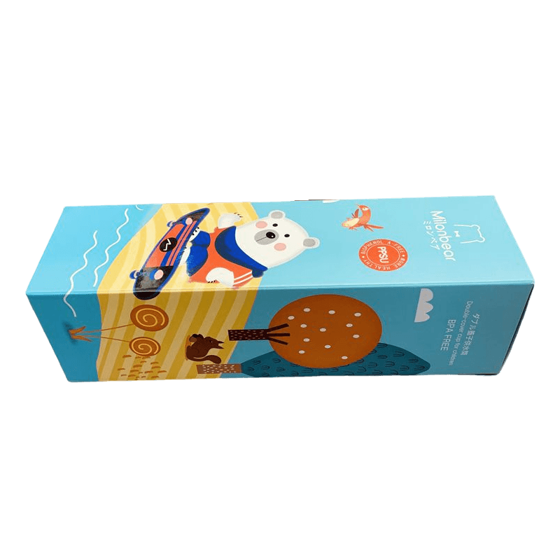 Diseño Personalizado Botella de Aceite Esencial de Papel Cosmético Caja de Embalaje Vaso de Cristal Cajas de Papel