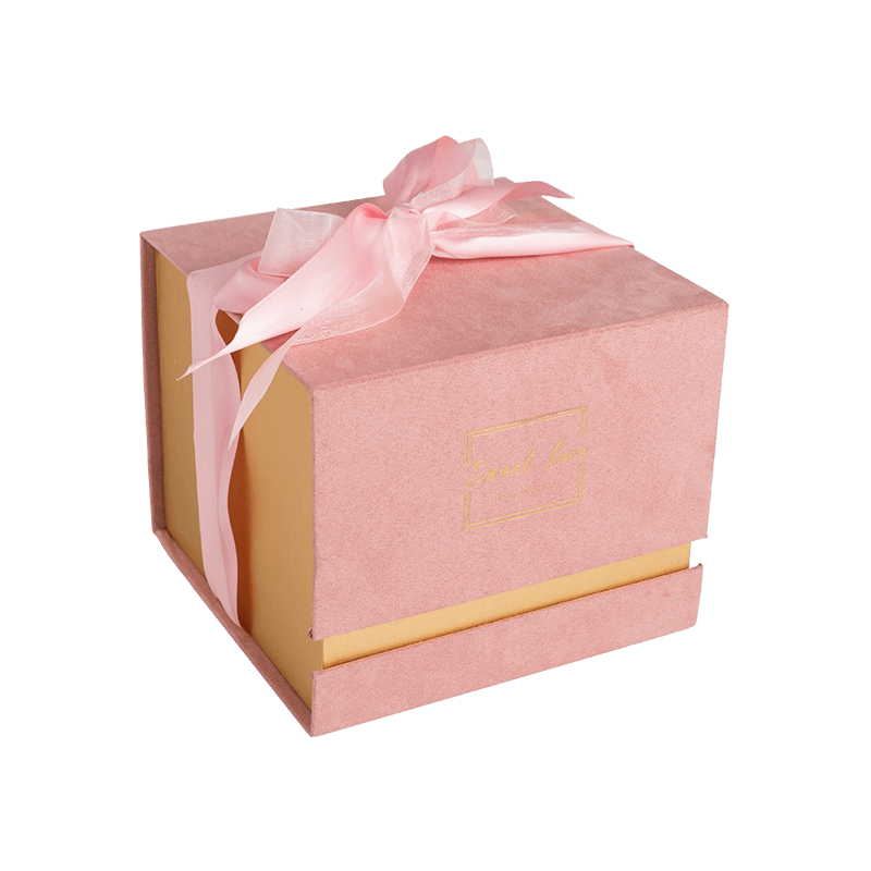 Lujo Personalizado Vela Caja de Regalo de Cartón Vela Caja de Regalo de Embalaje Magnético Cajas de Regalo con Cinta