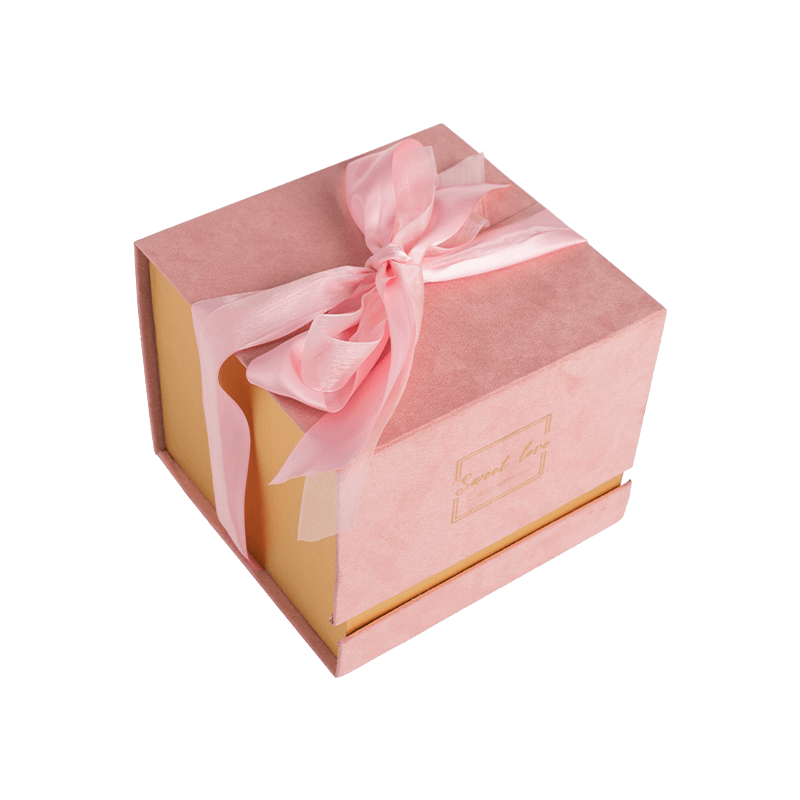 Lujo Personalizado Vela Caja de Regalo de Cartón Vela Caja de Regalo de Embalaje Magnético Cajas de Regalo con Cinta