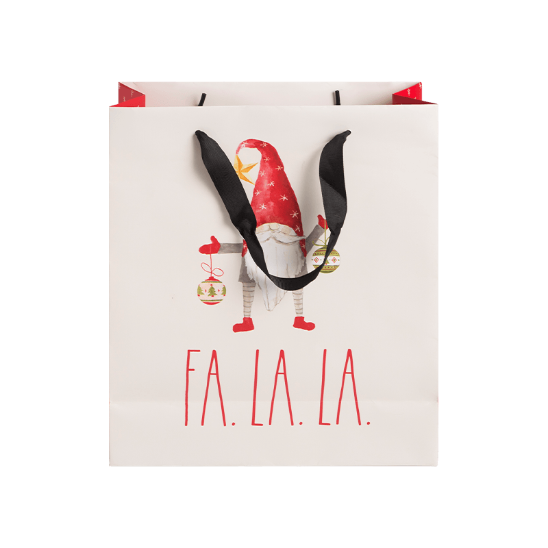 Bolso de Compras de Lujo del Bolso del Regalo de la Bolsa de Papel de la Navidad de Encargo al por Mayor de la Fábrica con el Logotipo y el Modelo