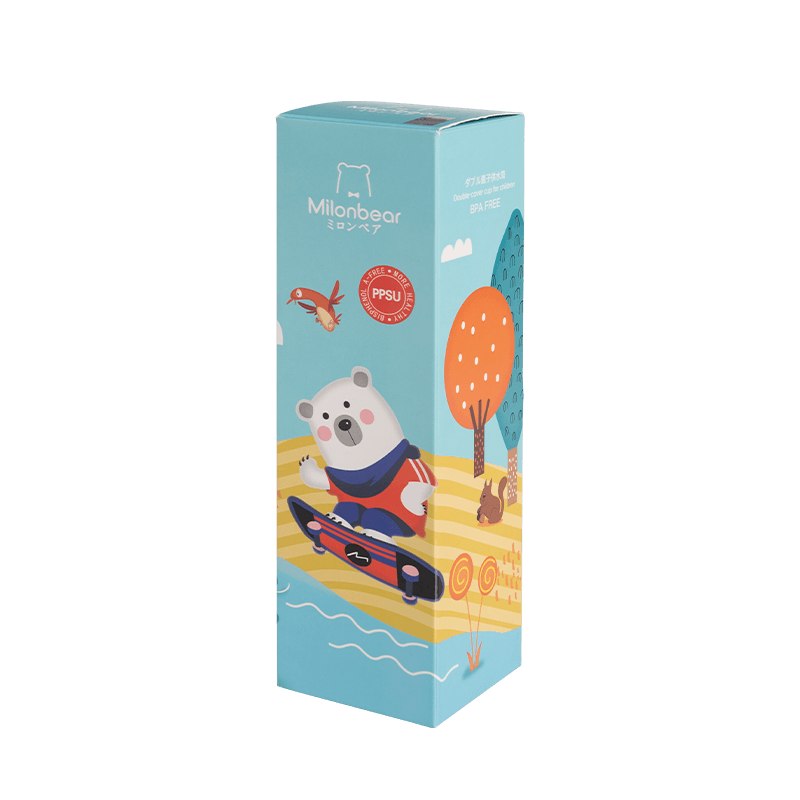 Diseño Personalizado Botella de Aceite Esencial de Papel Cosmético Caja de Embalaje Vaso de Cristal Cajas de Papel