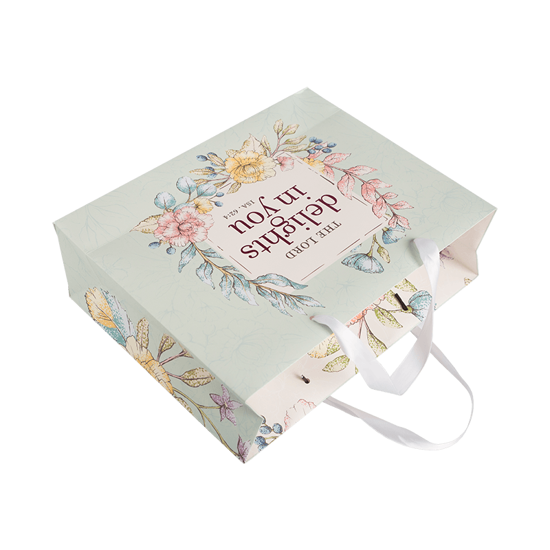 Nuevas Bolsas de Papel Grandes de Lujo a la Moda para Bolsas de Regalo con Asa de Cuerda Personalizadas para Cumpleaños