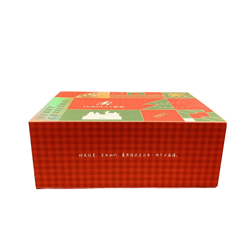 Caja de Cartón Magnética Personalizada Caja de Regalo de Navidad Luces Caja de Papel de Embalaje