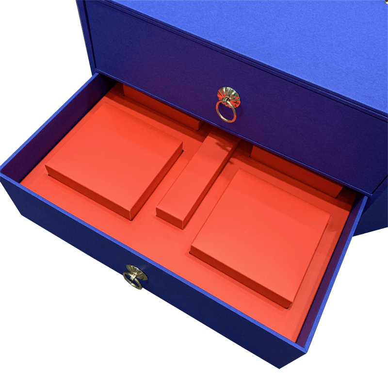 Venta al por Mayor Caja de Pastel de Luna Octágono Personalizada Caja de Regalo Creativa de Navidad Cajas de Embalaje de Papel