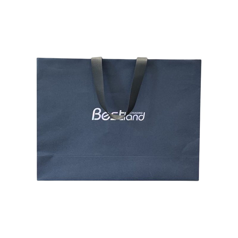 Bolsas de Papel de Lujo con Logotipo Personalizado con Asas para Regalo que Empaquetan Bolsas de Compras Promocionales