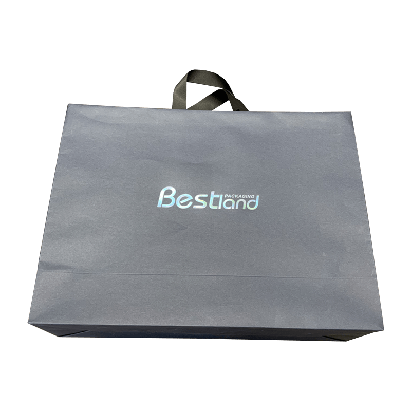 Bolsas de Papel de Lujo con Logotipo Personalizado con Asas para Regalo que Empaquetan Bolsas de Compras Promocionales