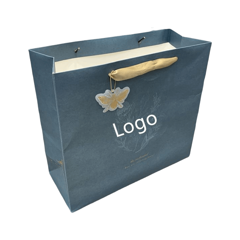 Bolsa de Embalaje de Papel Personalizada de Alta Calidad Bolsa de Papel para Joyería Bolsas de Compras con Logotipo de Empresa Impreso