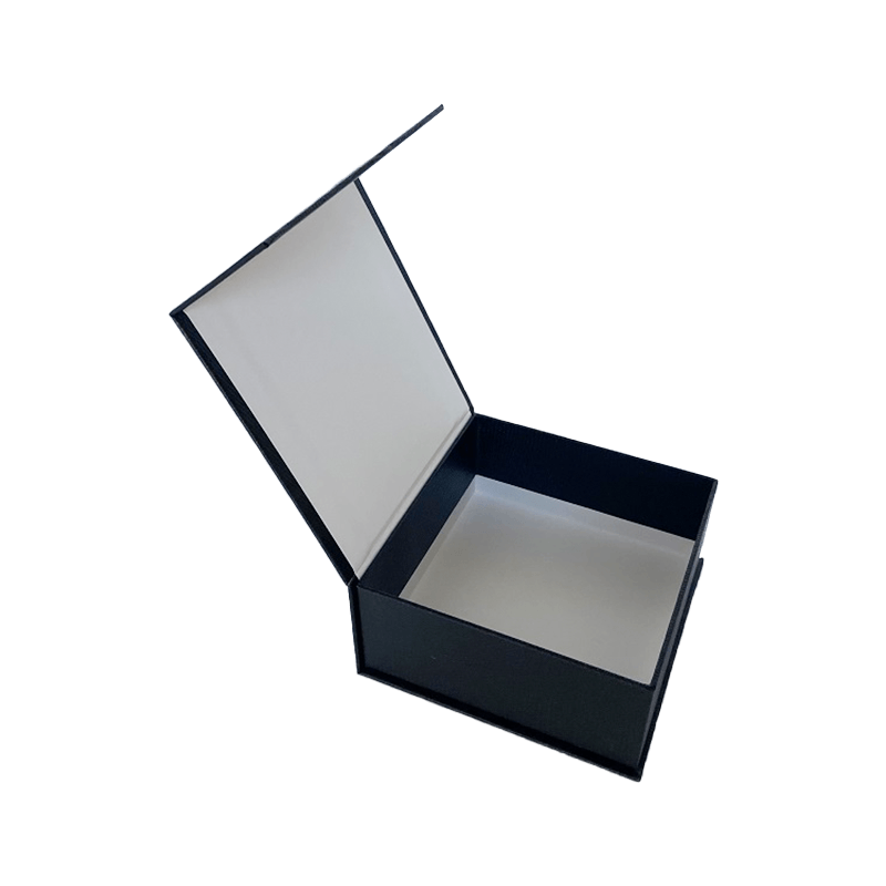 Caja de Regalo de Cartón Negro de Lujo Barata con Lgotipo en Forma de Libro Caja Rígida para Reloj de Joyería