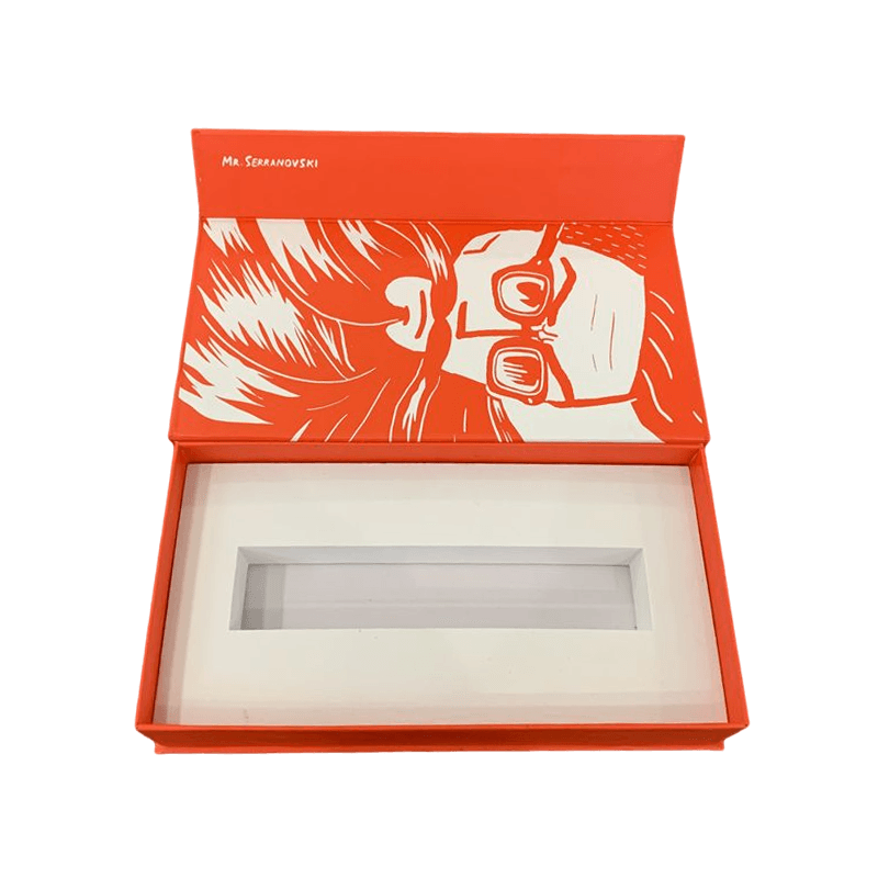 Lujo Personalizado de Cartón de Cosméticos Solapa Magnética Caja de Regalo Caja de Embalaje de la Pluma