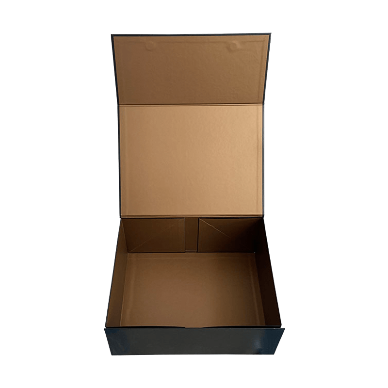 Caja de Regalo Embalaje Grande Negro Cajas de Cartón para la Ropa con Logotipo Personalizado de Lujo Plegado Plano de Cartón 