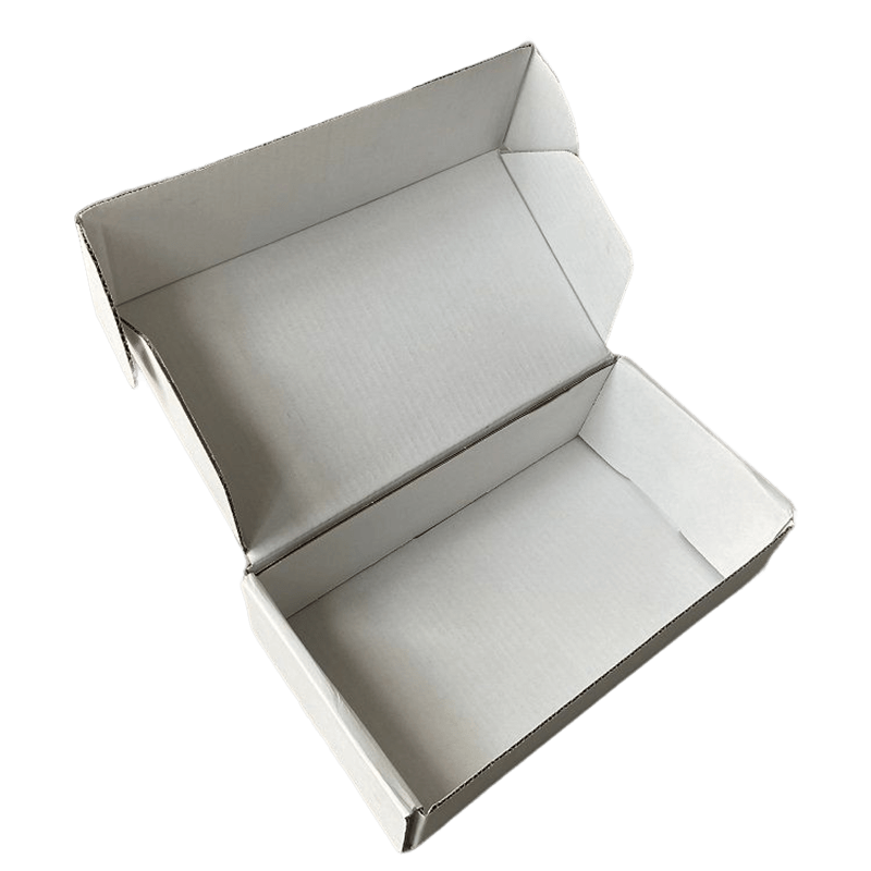 Precio Competitivo Caja de Envío Respetuoso con el Medio Ambiente Personalizada Cajas de Envío de Ropa Interior Blanca Caja de Embalaje