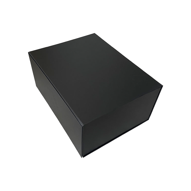 Caja de Regalo Embalaje Grande Negro Cajas de Cartón para la Ropa con Logotipo Personalizado de Lujo Plegado Plano de Cartón 