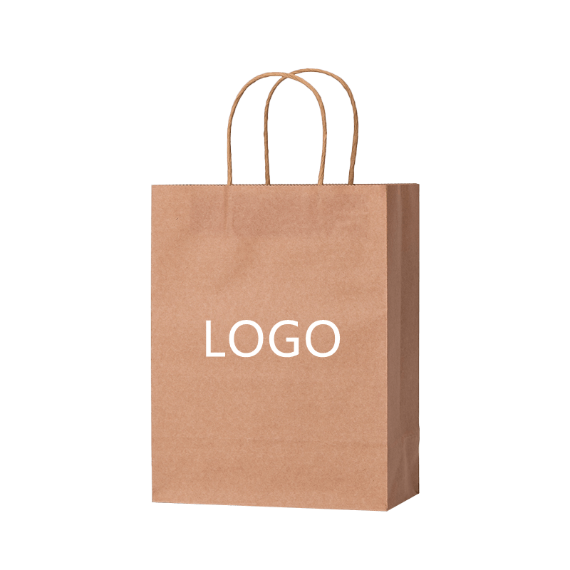 Bolsas de Papel Kraft Coloreadas Personalizadas Bolsas de Papel Promocionales Bolsas de Embalaje para Llevar