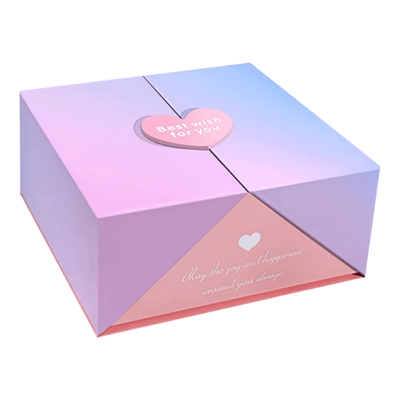 Venta al por Mayor Caja de Regalo de Navidad Boda Personalizada Doble Puerta de Apertura Caja de Papel de Embalaje de Perfume Cosmético