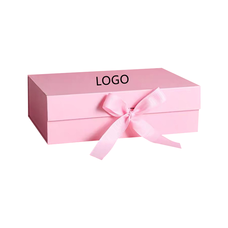 Caja de Embalaje de Peluca de Pelo de Lujo Venta al por Mayor Caja de Papel para Camiseta Caja de Regalo Magnética con Logotipo Personalizado con Cinta