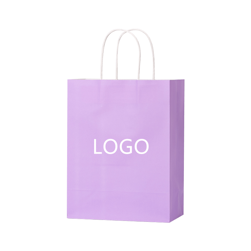 Bolsas de Papel Kraft Coloreadas Personalizadas Bolsas de Papel Promocionales Bolsas de Embalaje para Llevar